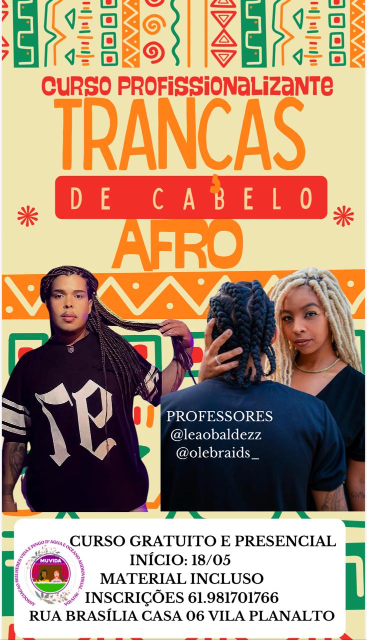 Registro do curso de Técnicas de Tranças